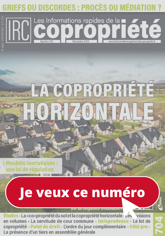 Informations rapides de la copropriété